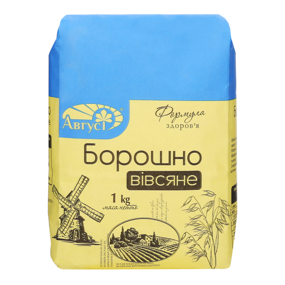 Мука овсяная высшего сорта – 2,2 фунта (1,0 кг)